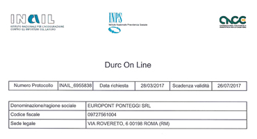 durc online