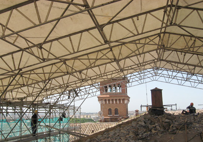 ponteggi coperture
