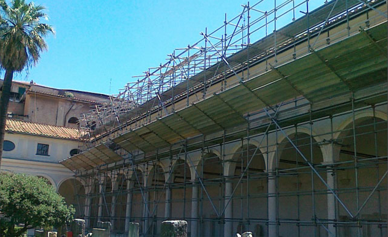 ponteggi restauri monumentali